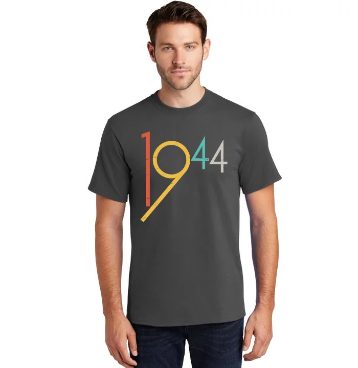 Retro Vintage 1944 80th Birthday Tall T-Shirt