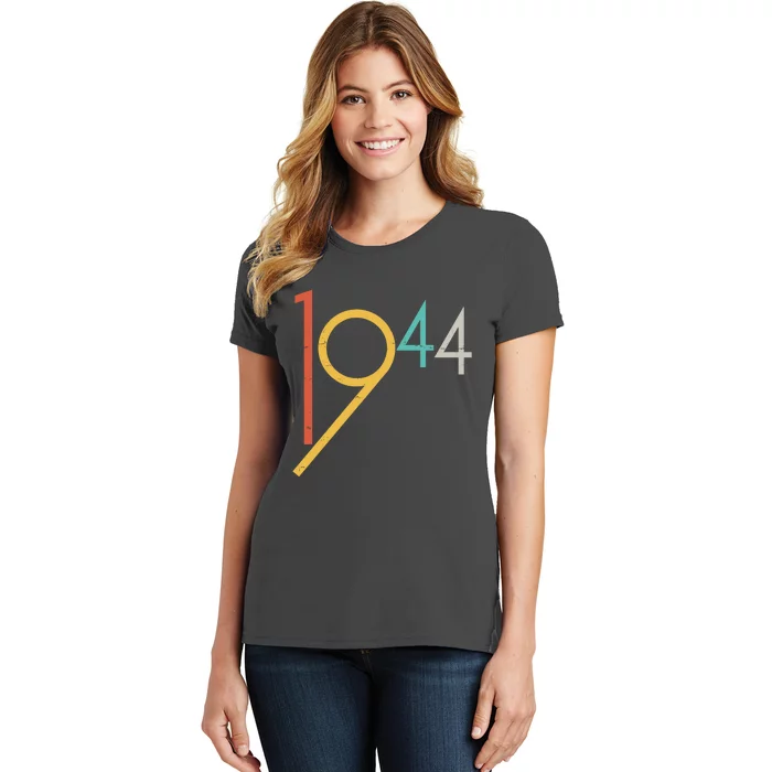 Retro Vintage 1944 80th Birthday Women's T-Shirt