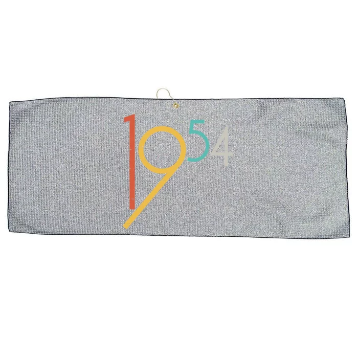 Retro Vintage 1954 70th Birthday Large Microfiber Waffle Golf Towel