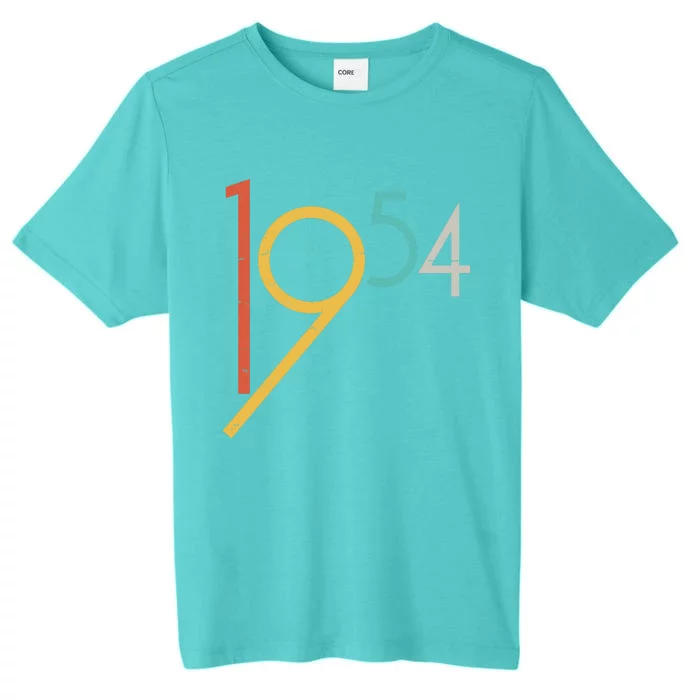 Retro Vintage 1954 70th Birthday ChromaSoft Performance T-Shirt