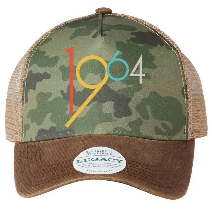 Retro Vintage 1964 60th Birthday Legacy Tie Dye Trucker Hat