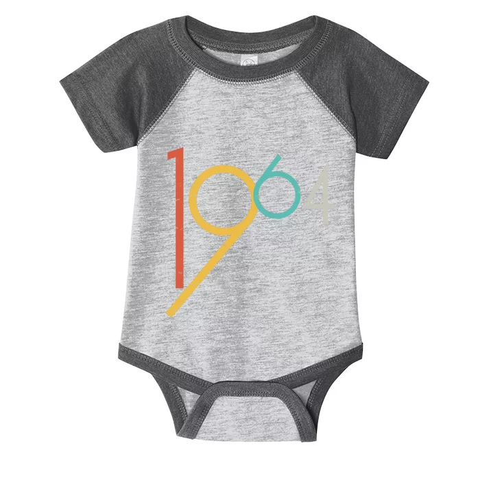 Retro Vintage 1964 60th Birthday Infant Baby Jersey Bodysuit