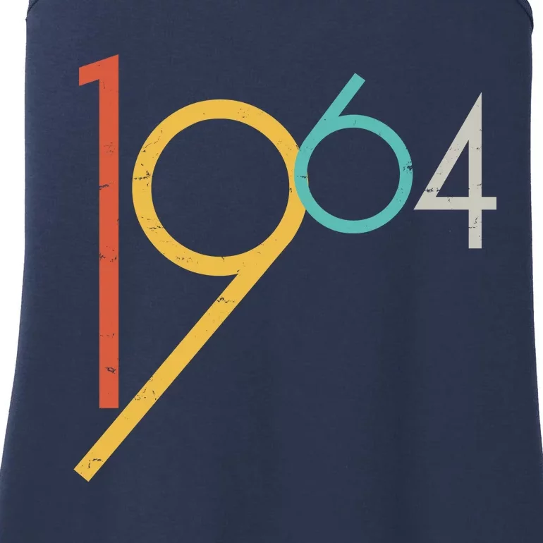 Retro Vintage 1964 60th Birthday Ladies Essential Tank