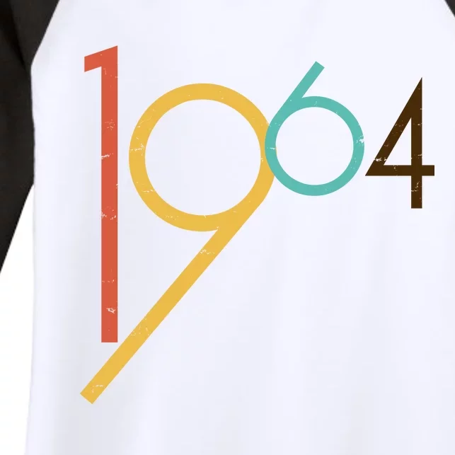 Retro Vintage 1964 60th Birthday Women's Tri-Blend 3/4-Sleeve Raglan Shirt