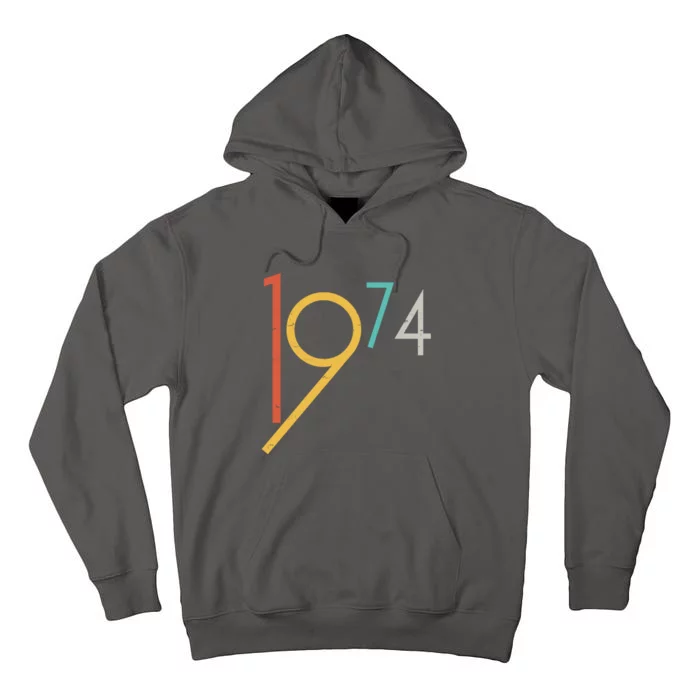 Retro Vintage 1974 50th Birthday Tall Hoodie