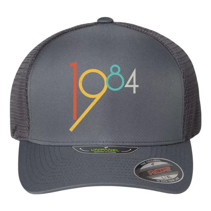 Retro Vintage 1984 40th Birthday Flexfit Unipanel Trucker Cap