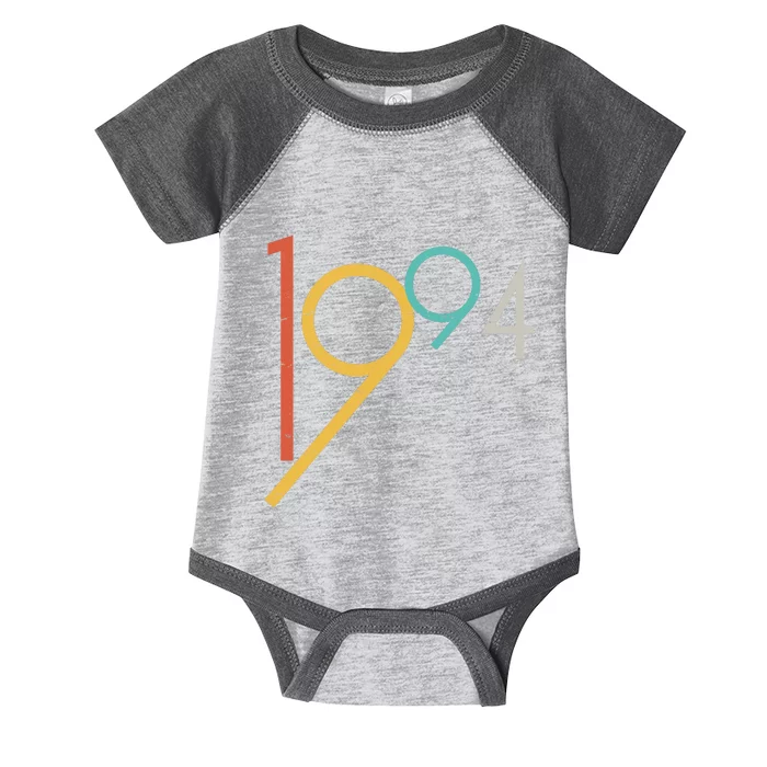 Retro Vintage 1994 30th Birthday Infant Baby Jersey Bodysuit