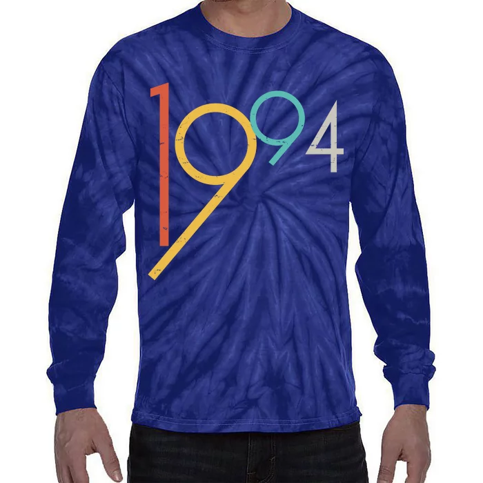 Retro Vintage 1994 30th Birthday Tie-Dye Long Sleeve Shirt