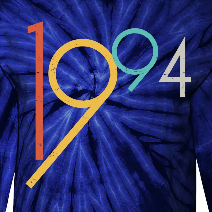 Retro Vintage 1994 30th Birthday Tie-Dye Long Sleeve Shirt