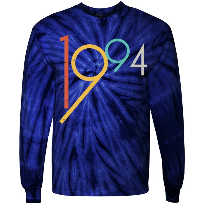 Retro Vintage 1994 30th Birthday Tie-Dye Long Sleeve Shirt