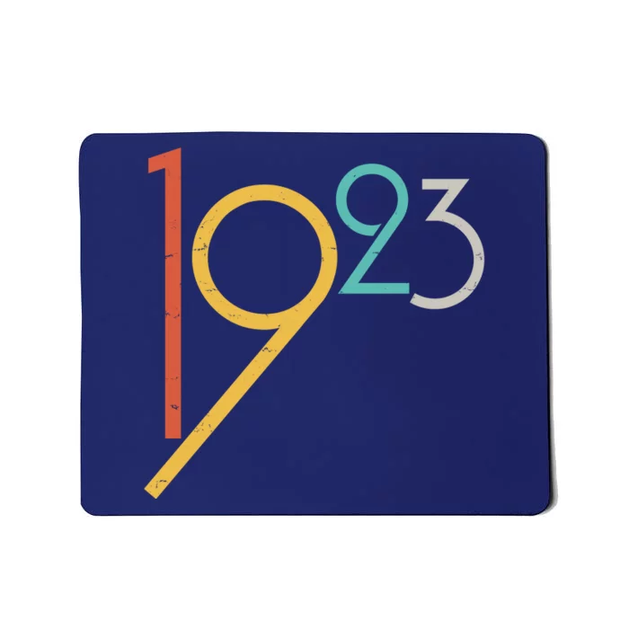 Retro Vintage 1923 100th Birthday Mousepad