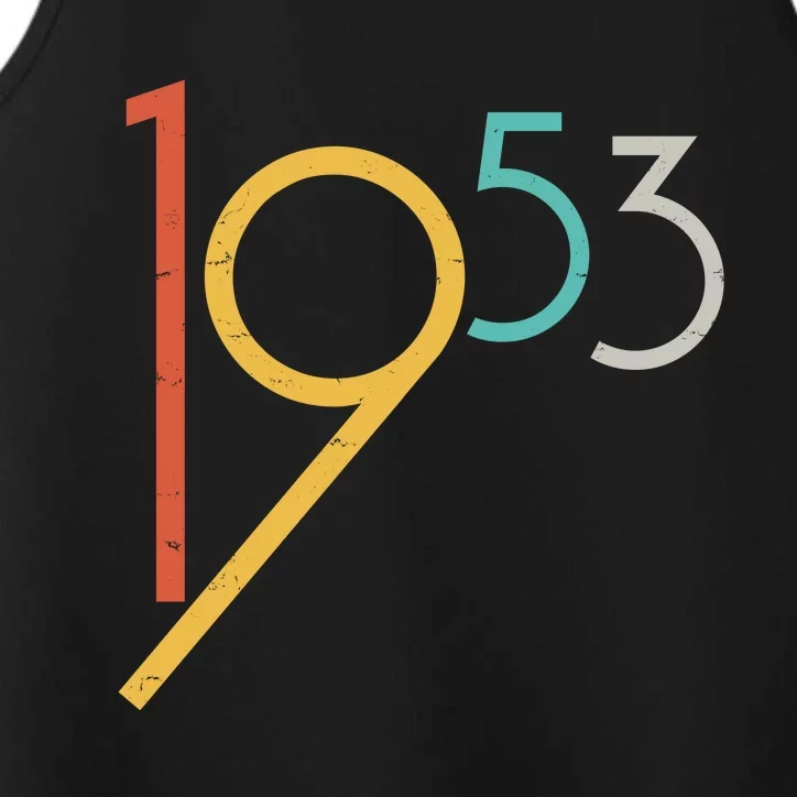 Retro Vintage 1953 70th Birthday Performance Tank