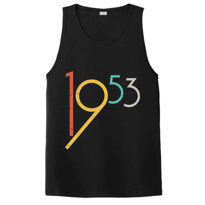 Retro Vintage 1953 70th Birthday Performance Tank