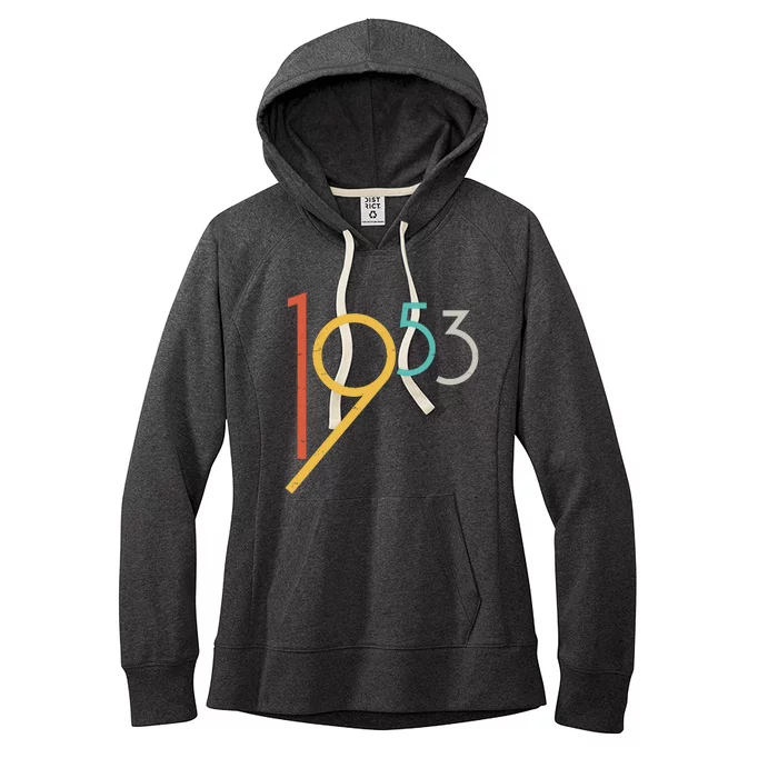 Retro Vintage 1953 70th Birthday Women's Fleece Hoodie