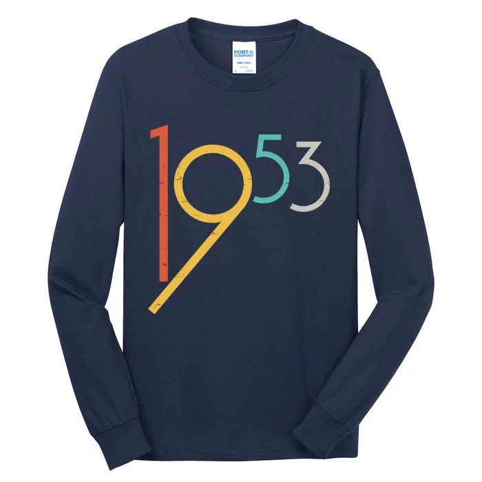 Retro Vintage 1953 70th Birthday Tall Long Sleeve T-Shirt