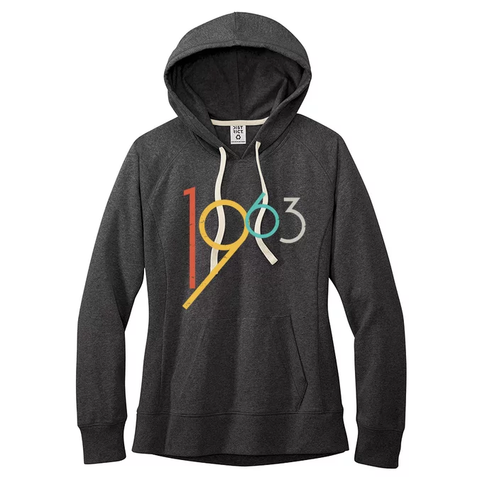 Retro Vintage 1963 60th Birthday Women's Fleece Hoodie