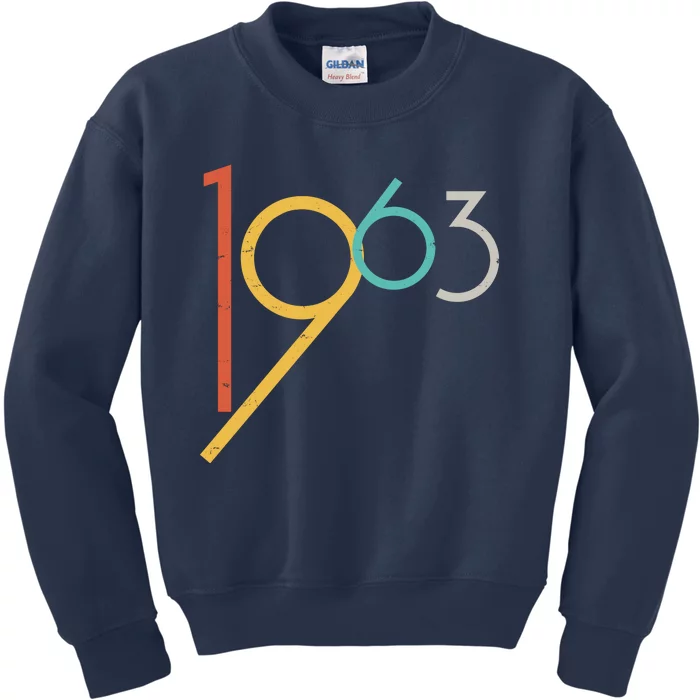 Retro Vintage 1963 60th Birthday Kids Sweatshirt