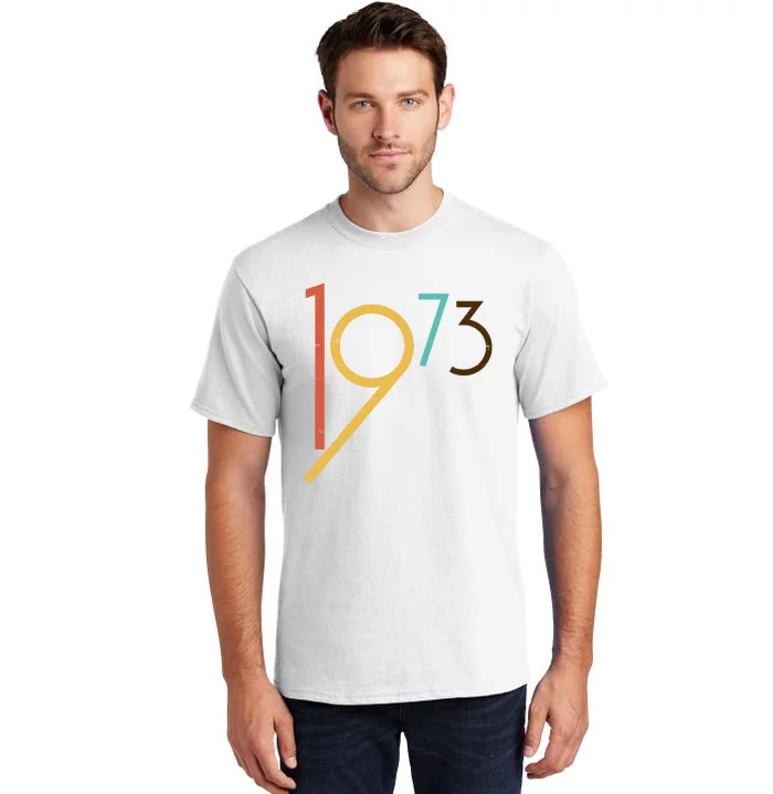 Retro Vintage 1973 50th Birthday Tall T-Shirt