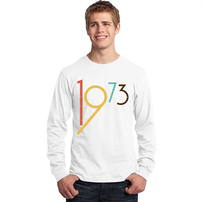 Retro Vintage 1973 50th Birthday Tall Long Sleeve T-Shirt