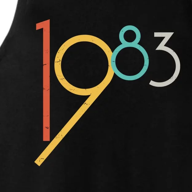 Retro Vintage 1983 40th Birthday Ladies Tri-Blend Wicking Tank