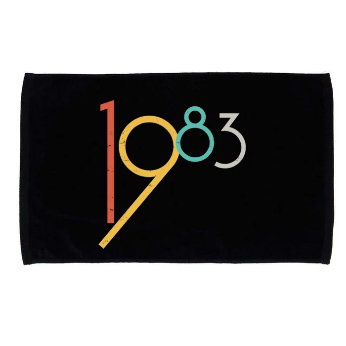 Retro Vintage 1983 40th Birthday Microfiber Hand Towel