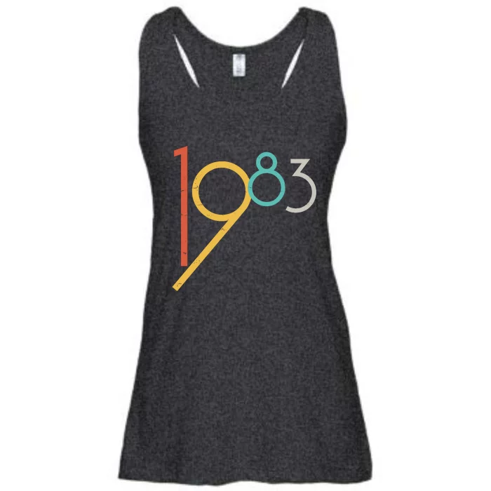 Retro Vintage 1983 40th Birthday Ladies Essential Flowy Tank