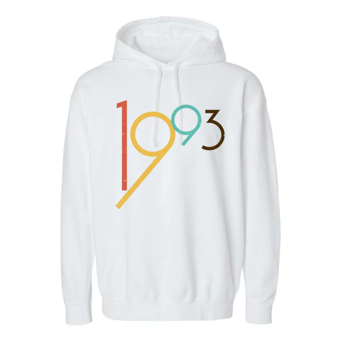 Retro Vintage 1993 30th Birthday Garment-Dyed Fleece Hoodie