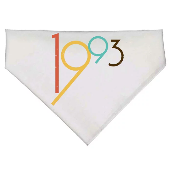 Retro Vintage 1993 30th Birthday USA-Made Doggie Bandana