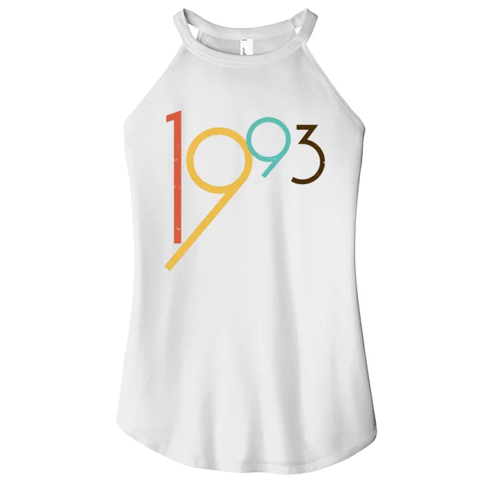 Retro Vintage 1993 30th Birthday Women’s Perfect Tri Rocker Tank