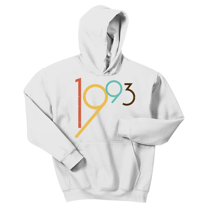 Retro Vintage 1993 30th Birthday Kids Hoodie