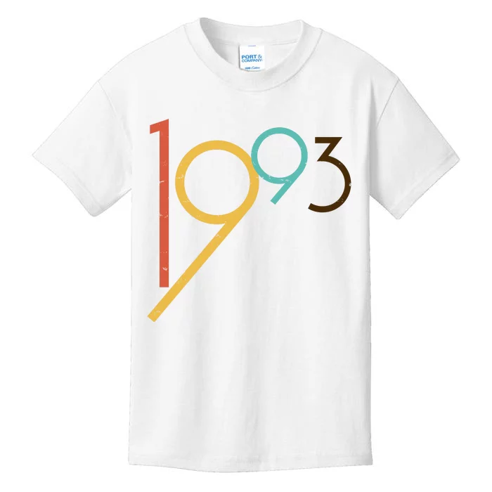 Retro Vintage 1993 30th Birthday Kids T-Shirt