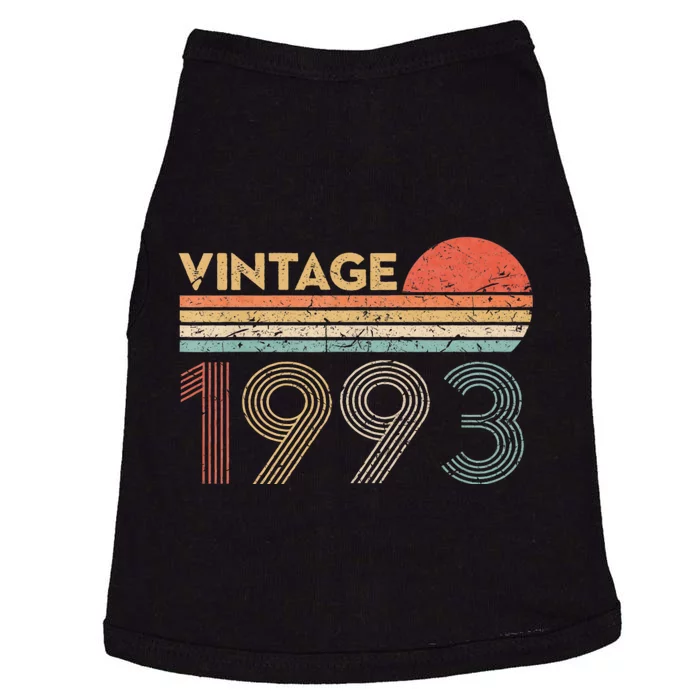 Retro Vintage 1993 31st Birthday Gift 31 Years Old Doggie Tank