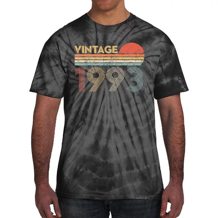 Retro Vintage 1993 31st Birthday Gift 31 Years Old Tie-Dye T-Shirt