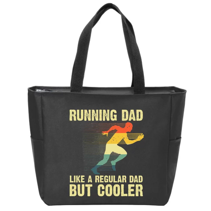 Running Vintage 26.2 Miles Marathoner Half Marathon Runner Zip Tote Bag