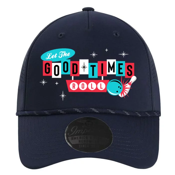 Retro Vintage 50S 60S Bowling Let The Good Times Roll Performance The Dyno Cap