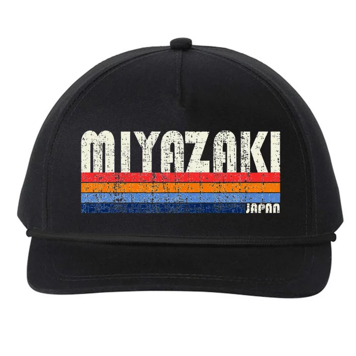 Retro Vintage 70s 80s Style Miyazaki Japan Snapback Five-Panel Rope Hat