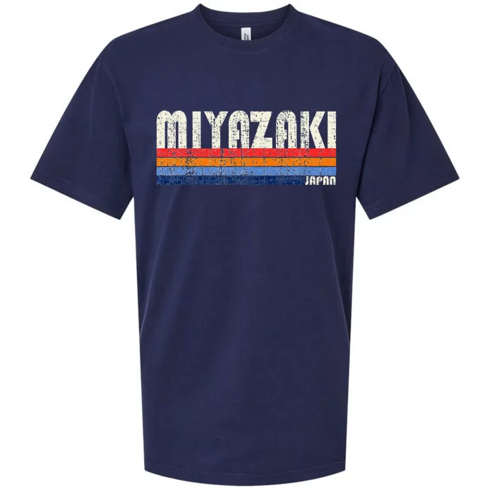 Retro Vintage 70s 80s Style Miyazaki Japan Sueded Cloud Jersey T-Shirt