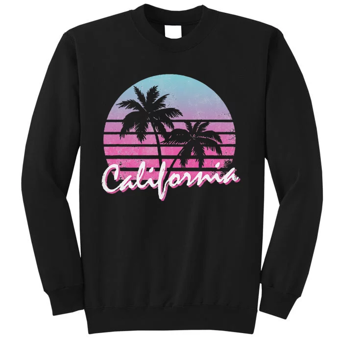 Retro Vintage 70s 80s Throwback Surf California Tall Sweatshirt