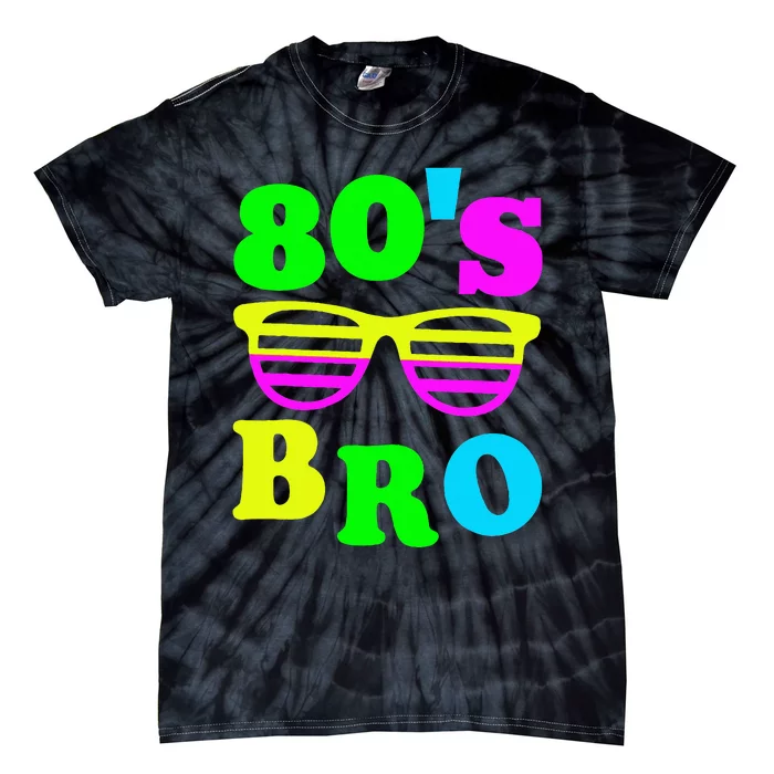 Retro Vibes 80s Bro Party Nostalgia Tie-Dye T-Shirt