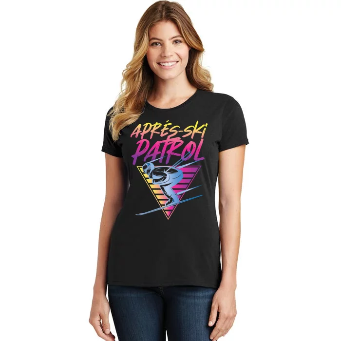 Retro Vintage 80s Apres Ski Patrol Women's T-Shirt