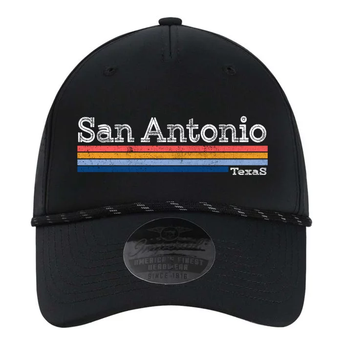 Retro Vintage 80s Style San Antonio Texas Logo Performance The Dyno Cap