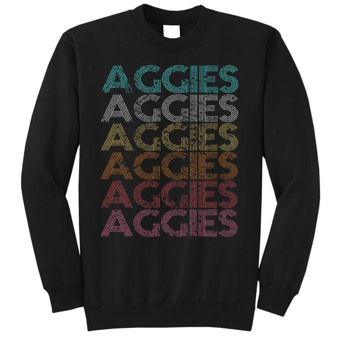 Retro Vintage Aggies Tall Sweatshirt