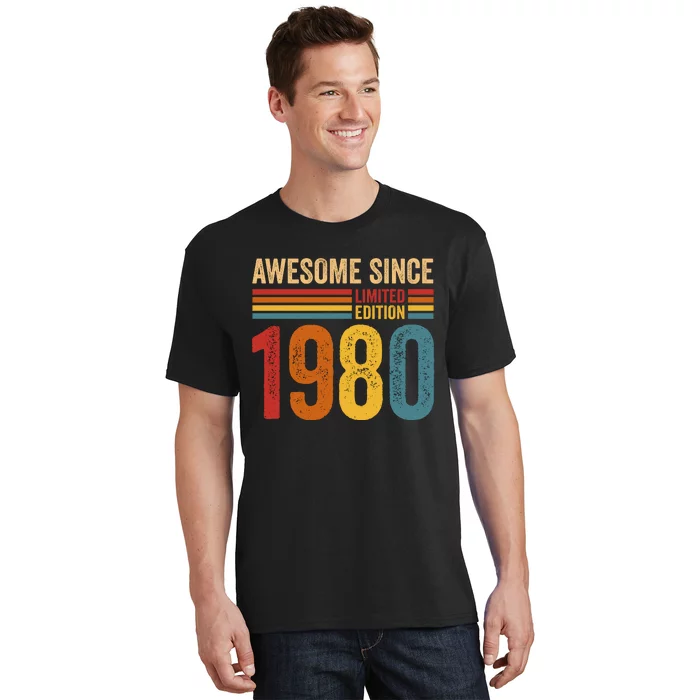 Retro Vintage Awesome Since 1980 Limited Edition T-Shirt