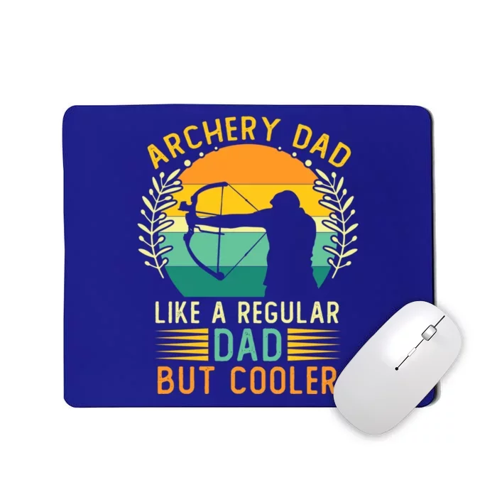 Retro Vintage Archery Dad Father's Day Archering Daddy Meaningful Gift Mousepad