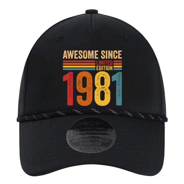 Retro Vintage Awesome Since 1981 Limited Edition Performance The Dyno Cap