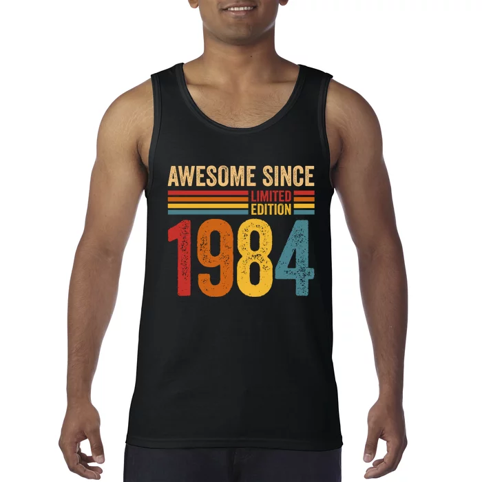 Retro Vintage Awesome Since 1984 Limited Edition Tank Top