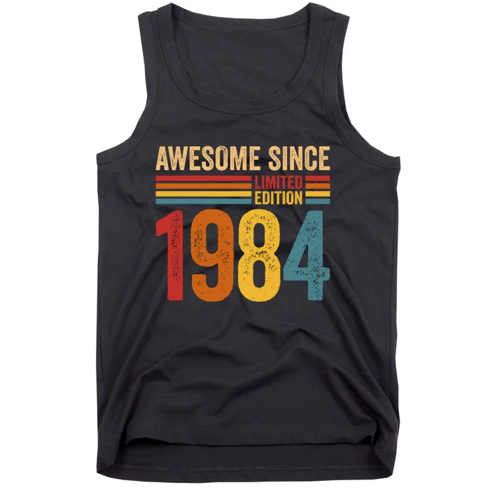 Retro Vintage Awesome Since 1984 Limited Edition Tank Top