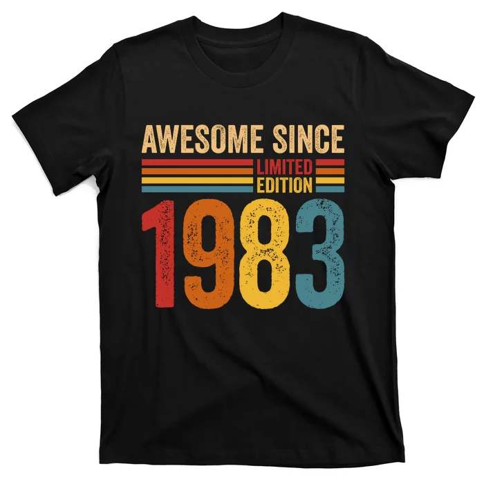 Retro Vintage Awesome Since 1983 Limited Edition T-Shirt