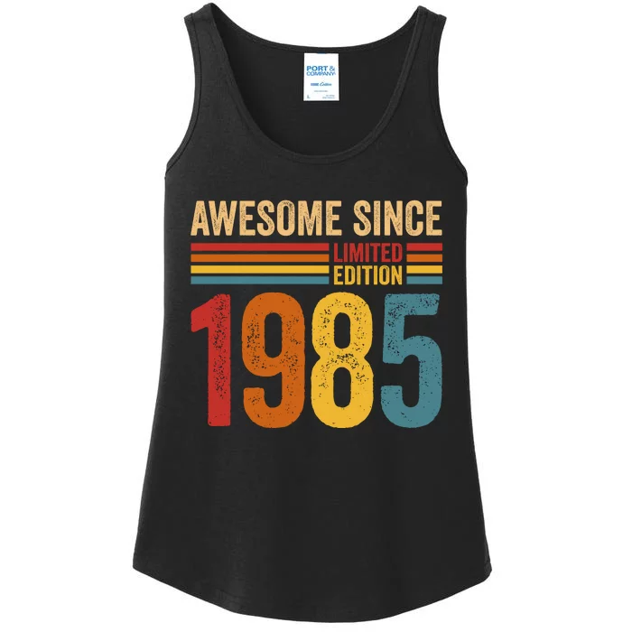 Retro Vintage Awesome Since 1985 Limited Edition Ladies Essential Tank