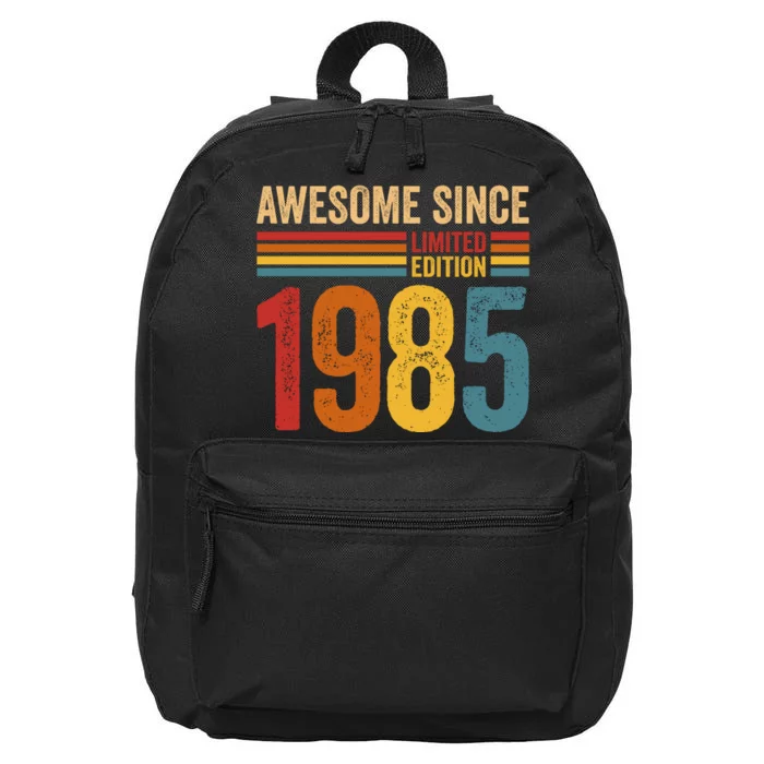 Retro Vintage Awesome Since 1985 Limited Edition 16 in Basic Backpack